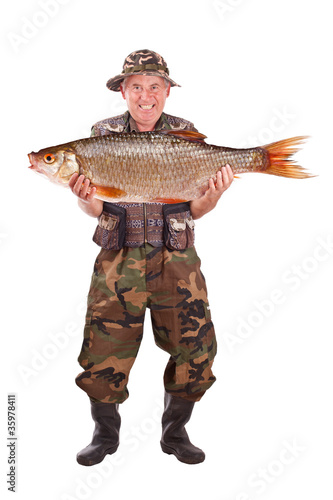 Senior fisherman