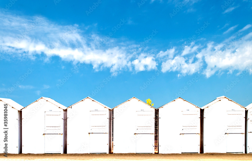Beach cabins Beach cabins