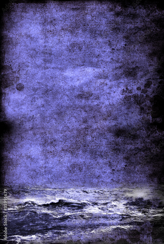 Fototapeta premium sfondo mare mosso nostalgia