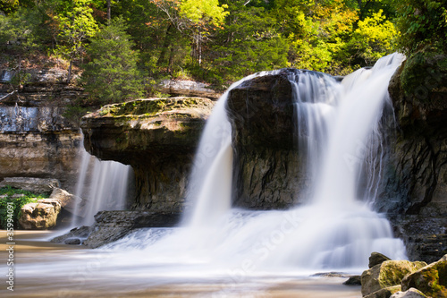 Alongside the Waterfall