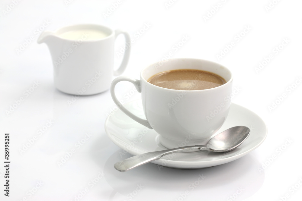 coffee isolated in white background