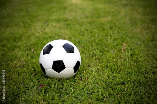 Football ball on grass © Oran Tantapakul