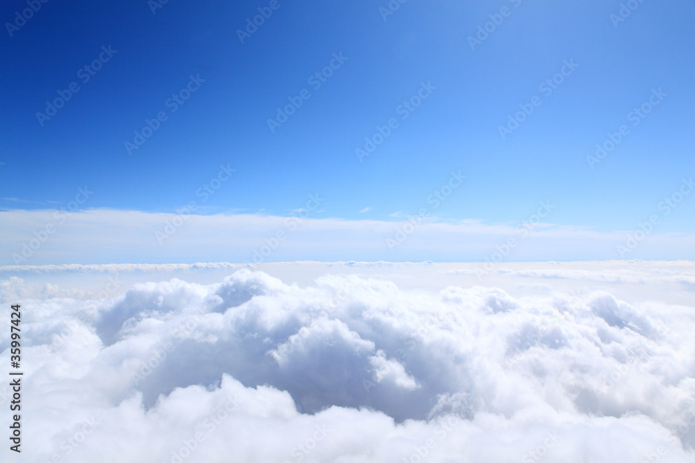 Naklejka premium Sea of Clouds