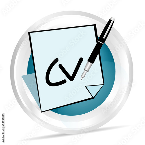 icône rédiger un cv
