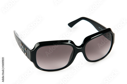 Sunglasses isolated on the white background