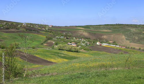 Transylvanian hilly landscape