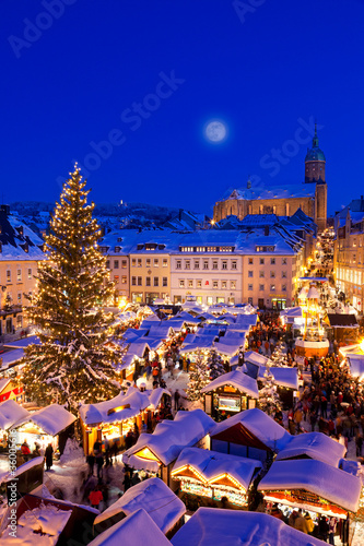 Weihnachten im Erzgebirge, Weihnachtsmarkt in Annaberg-Buchholz photo