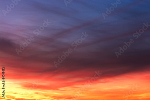 Colorful sky texture