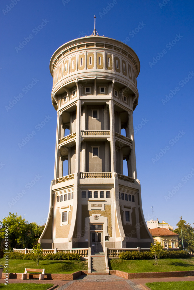 Old water tower in Szeged