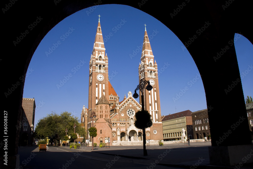 Fototapeta premium Szegedi Dom (Church of Szeged)