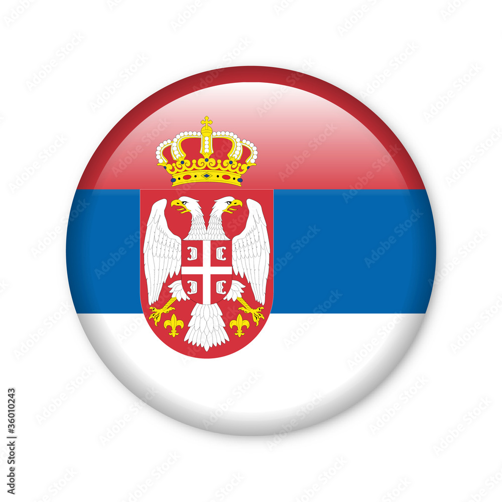Serbien - Button Serbien - Button