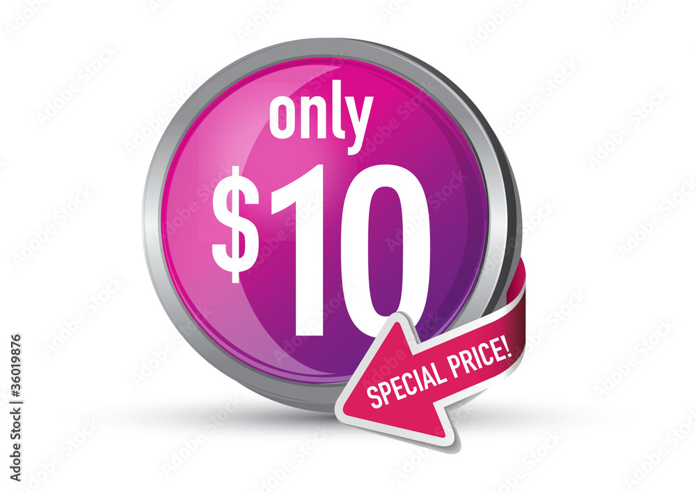 Special Price only $10 Stock Illustration