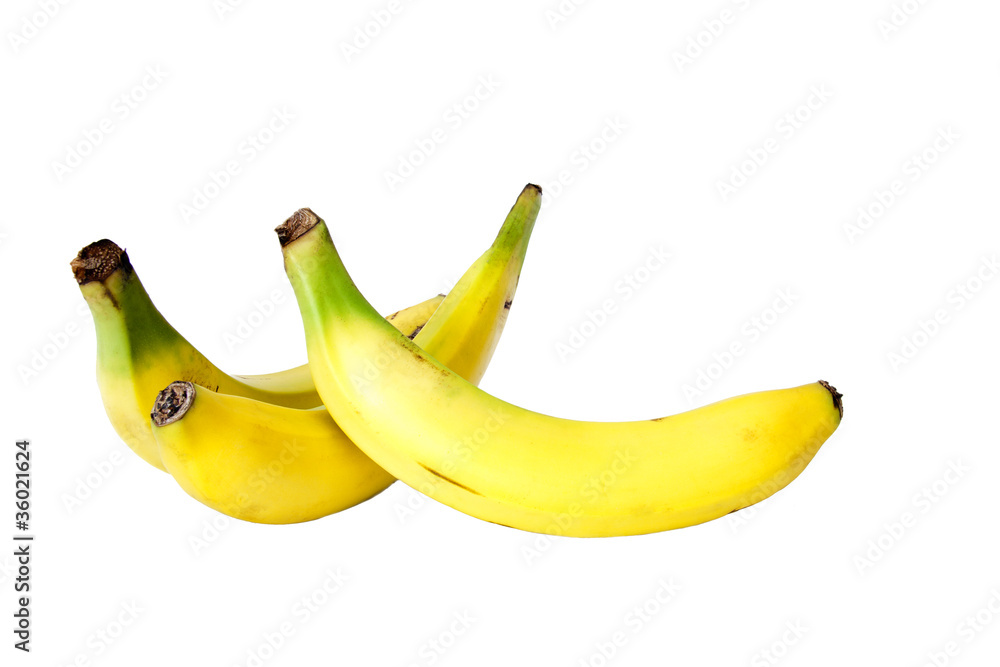 banana isolated on white background banana isolated on white background