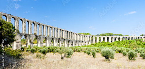Pegoes Aqueduct, Estremadura, Portugal photo