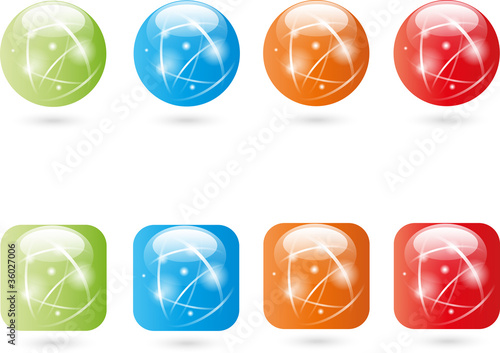 Logos, Zeichen, Symbole, Design, Elements, Button