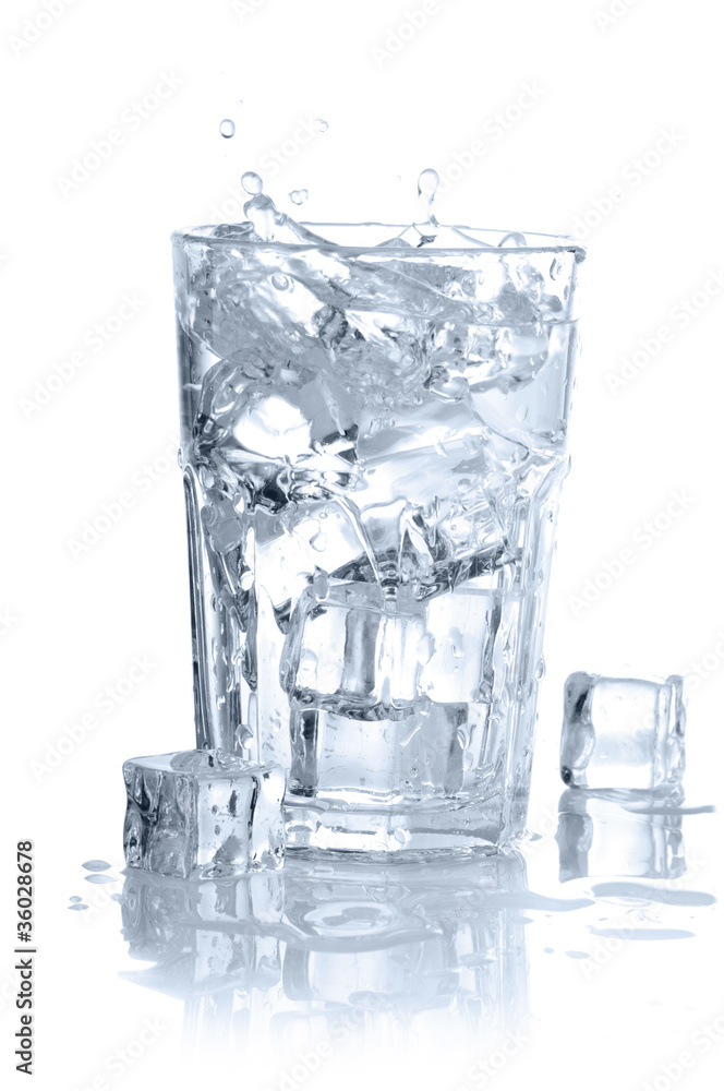 splashing water in glass splashing water in glass