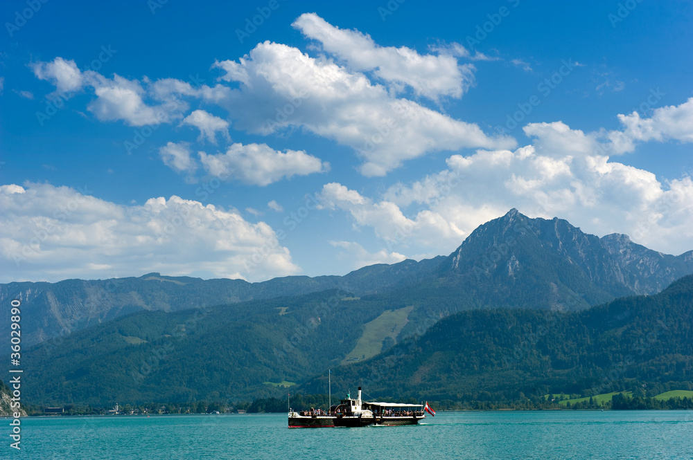 Boat on Wolfgangsee