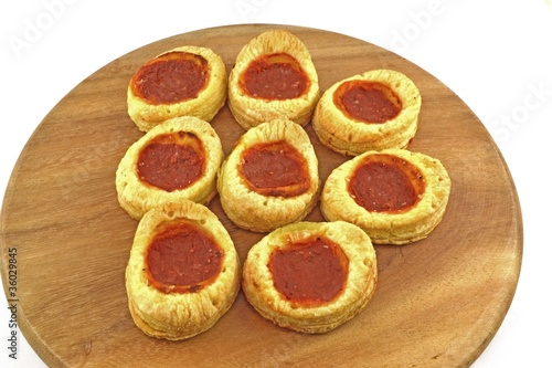 Pizzette rosse photo