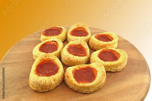 Pizzette rosse photo
