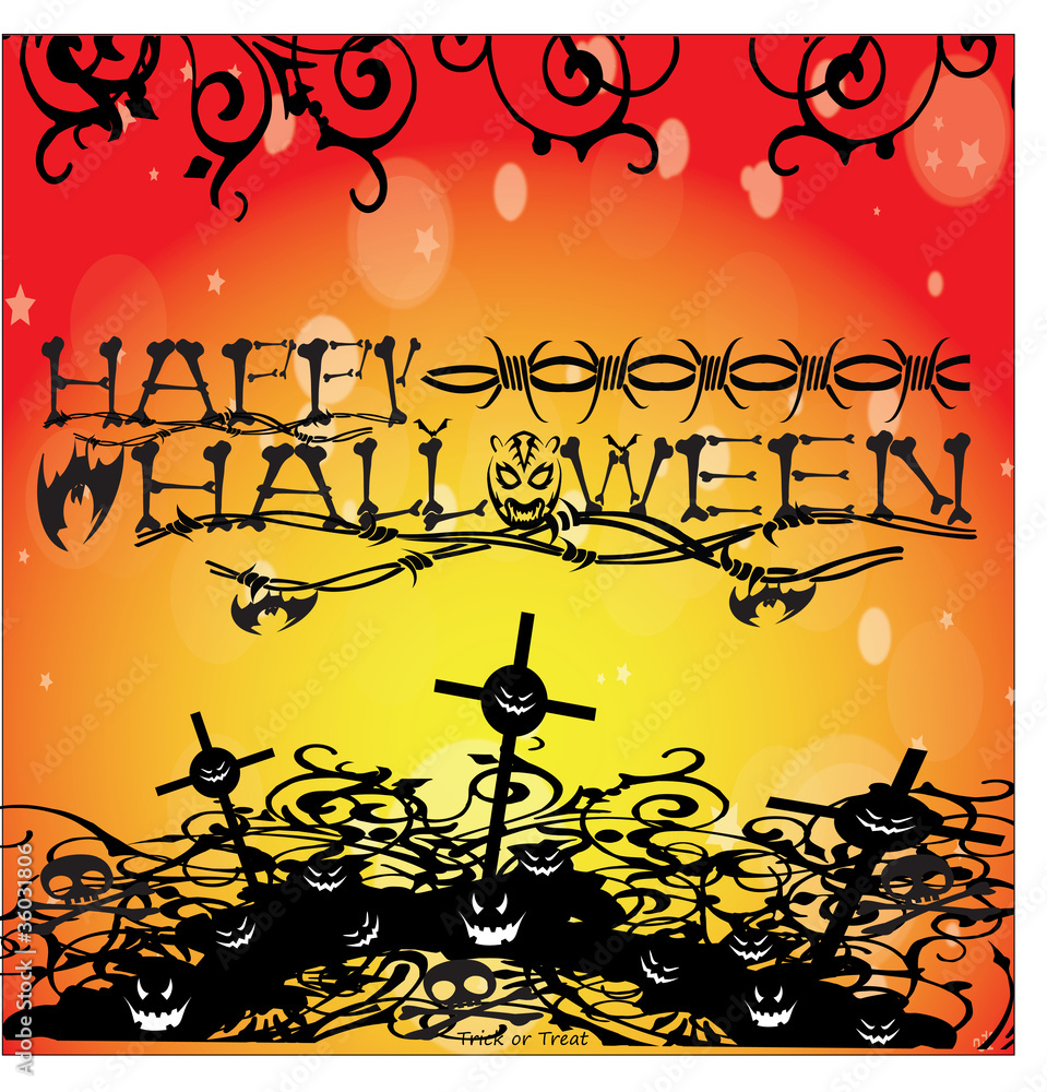 Vector Halloween Background2