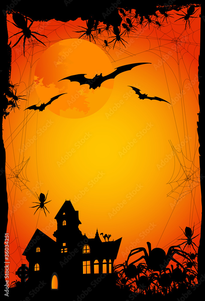 halloween background or invitation halloween background or invitation