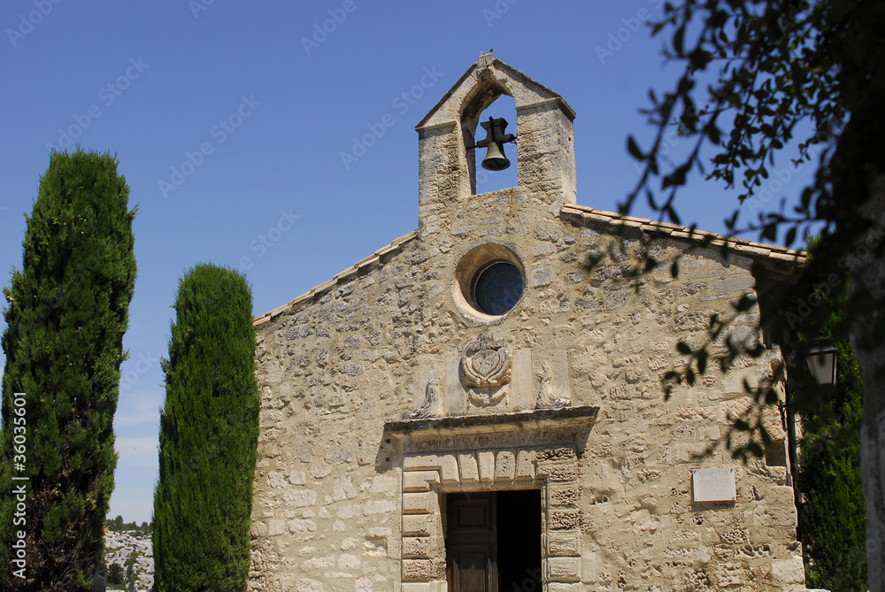 Eglise provençale des Baux de Provence