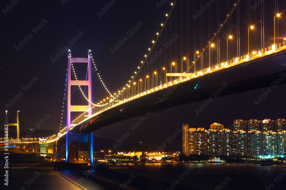 Fototapeta premium Tsing Ma bridge