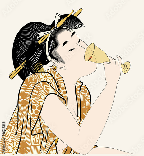 浮世絵　江戸美人画07