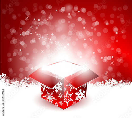 gift red background