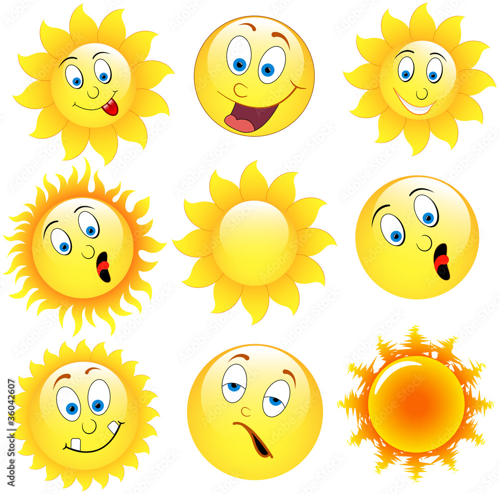 Cute Vector Smilies Collection Cute Vector Smilies Collection