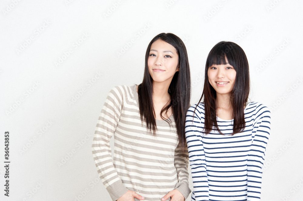 attractive asian women relaxing