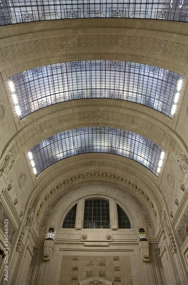Milan - roof of Stazione centrale - Central station