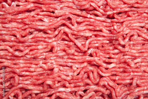 Background of raw minced meat