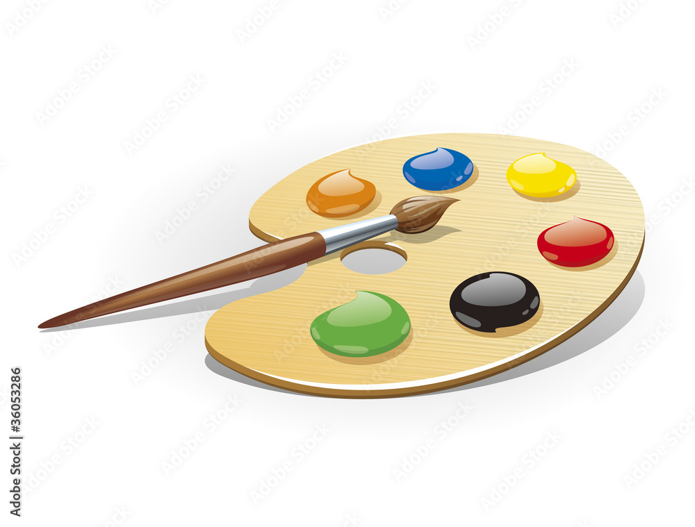 Artist's palette Artist's palette