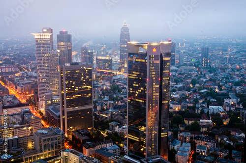 Frankfurter Skyline von oben © Tobilander