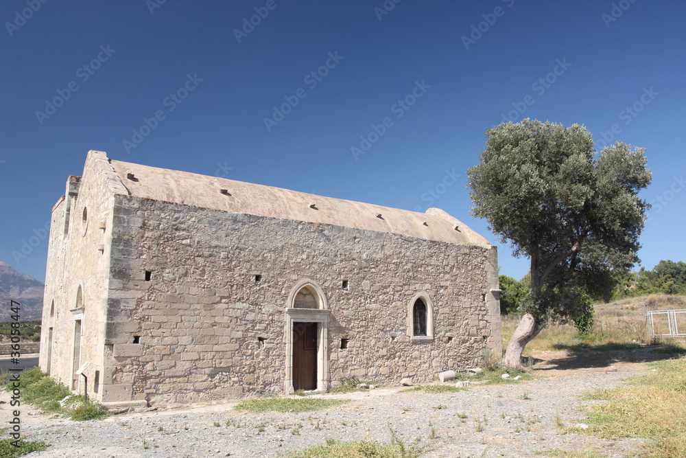Crète - chapelle près des ruines de festos