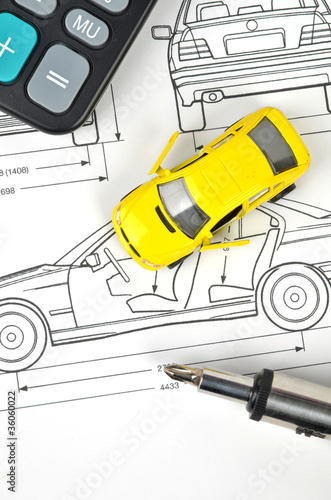 Car blueprint