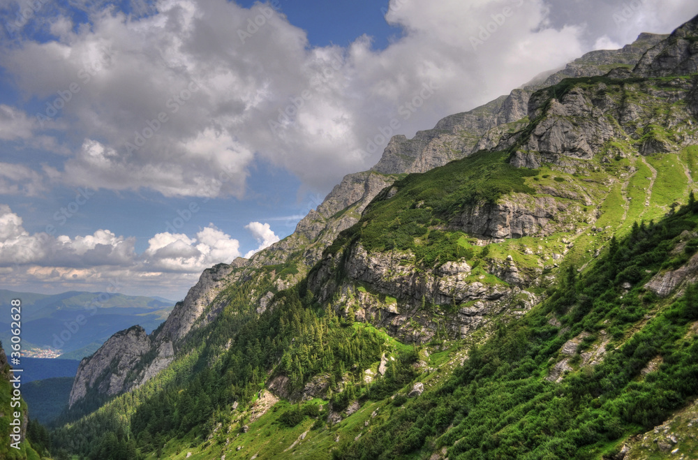 The Bucegi Mountains, Romania, HDR
