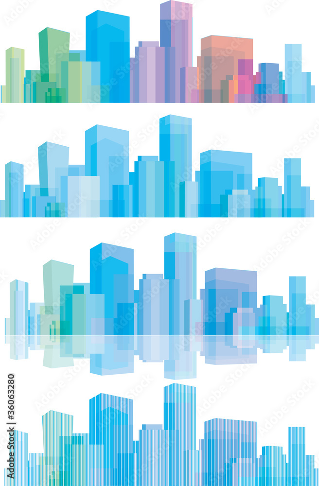 Panorama of cities