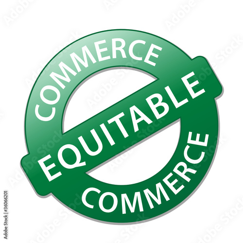 Tampon COMMERCE EQUITABLE (responsable solidaire label garantie)