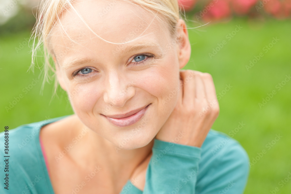 Young and smiling woman