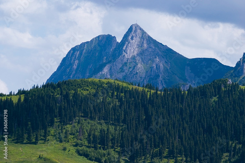 Widok na Giewont