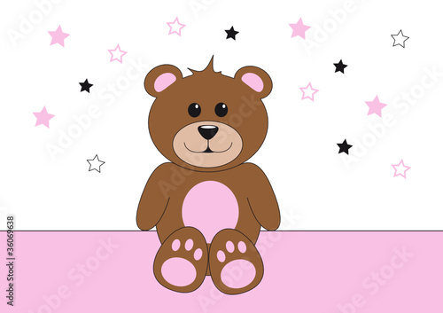 brauner teddybär