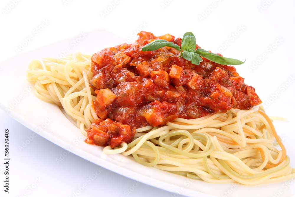 etti bolognese on a plate