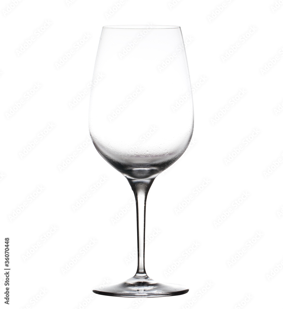 Large wine goblet chilled