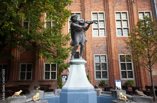 Fototapeta Monument Flisak in Torun,Poland