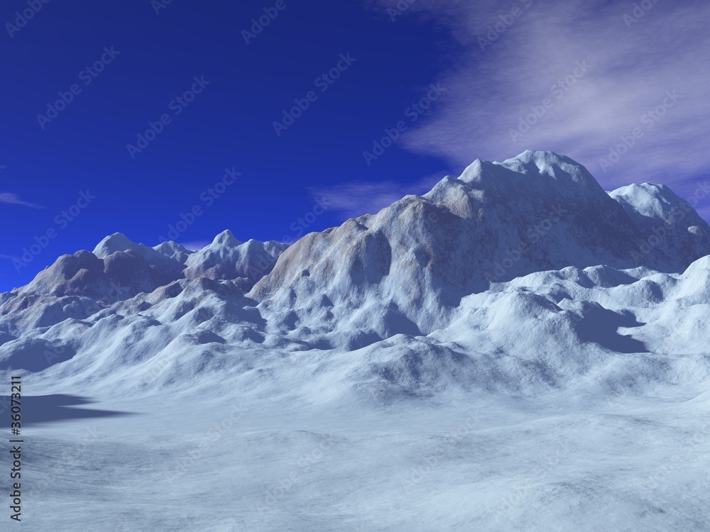 Winter im Gebirge Winter im Gebirge