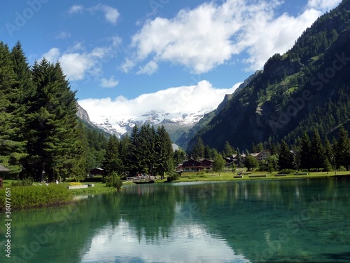 Monte rosa, Italian side, Gressoney St Jean