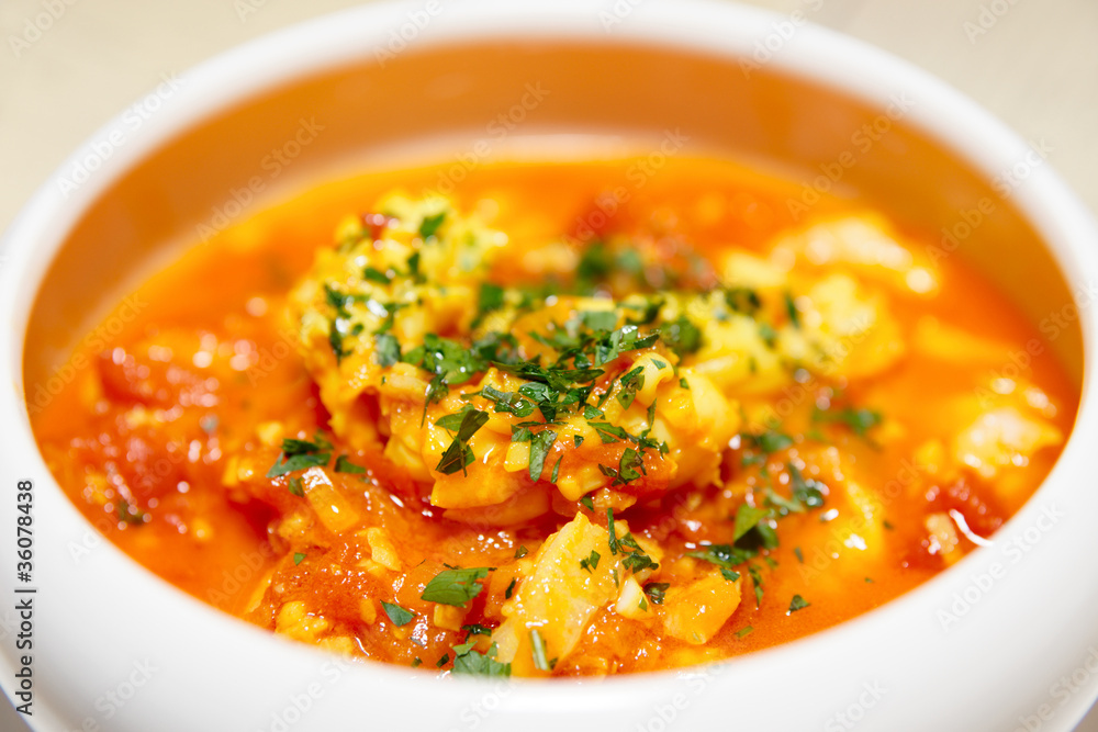 Mediterranean seafood soup Mediterranean seafood soup