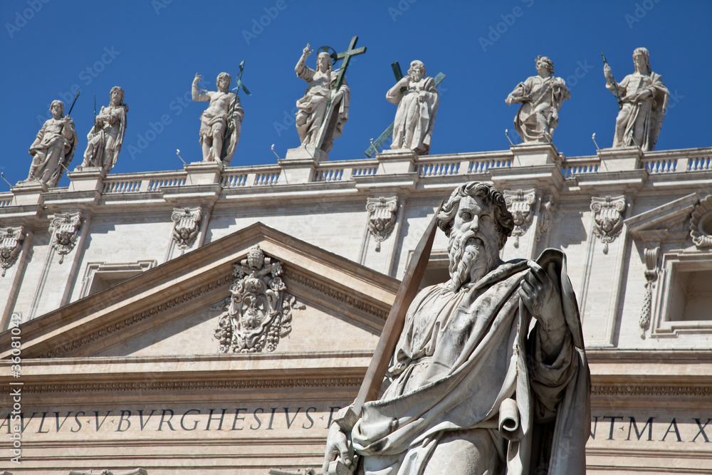 Obraz premium Vatican Statues